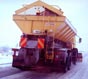 Rock Salt being spread on the roads by a Gritter